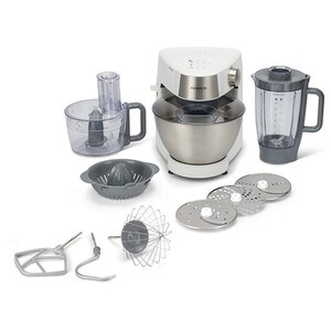 Robot de bucatarie KENWOOD Prospero+ KHC29.H0WH, vas 4.3l, blender 1.5l, 1000W, 6 trepte viteza, alb-argintiu Robot de bucatarie KENWOOD Prospero+ KHC29.H0WH, vas 4.3l, blender 1.5l, 1000W, 6 trepte viteza, alb-argintiu