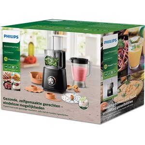 Robot de bucatarie PHILIPS Viva Collection HR7510/10, vas 2.1l, blender 1.5l, 800W, 2 trepte viteza, negru-maro Robot de bucatarie PHILIPS Viva Collection HR7510/10, vas 2.1l, blender 1.5l, 800W, 2 trepte viteza, negru-maro