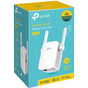 Wireless Range Extender TP-LINK RE205 AC750, Dual Band 300 + 433 Mbps, alb Wireless Range Extender TP-LINK RE205 AC750, Dual Band 300 + 433 Mbps, alb