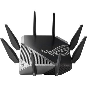 Router Wireless Gigabit ASUS ROG Rapture GT-AXE11000, WI-Fi 6, Tri Band 1148 + 4804 + 4804 Mbps, USB 3.2 Gen1, negru Router Wireless Gigabit ASUS ROG Rapture GT-AXE11000, WI-Fi 6, Tri Band 1148 + 4804 + 4804 Mbps, USB 3.2 Gen1, negru