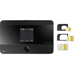 Router Wireless 3G/4G TP-LINK M7350, SIM+microSD, portabil, negru Router Wireless 3G/4G TP-LINK M7350, SIM+microSD, portabil, negru