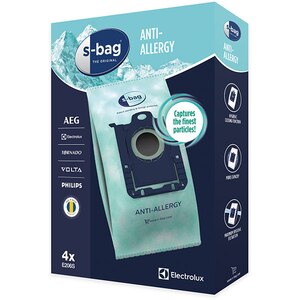 Set saci aspirator ELECTROLUX S-Bag Anti-Allergy E206S, 4 buc Set saci aspirator ELECTROLUX S-Bag Anti-Allergy E206S, 4 buc