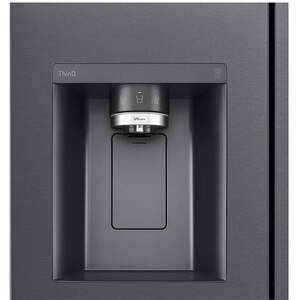 Side by Side LG GSJV91MCAE, Total No Frost, 635 l, H 179 cm, Clasa E, Dozator apa UVnano, DoorCooling+, ThinQ, negru Side by Side LG GSJV91MCAE, Total No Frost, 635 l, H 179 cm, Clasa E, Dozator apa UVnano, DoorCooling+, ThinQ, negru