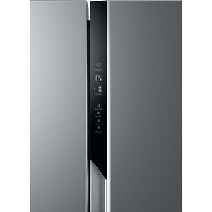 Side By Side HAIER HSR3918ENPG, No Frost, 528 l, H 178 cm, Clasa E, argintiu Side By Side HAIER HSR3918ENPG, No Frost, 528 l, H 178 cm, Clasa E, argintiu