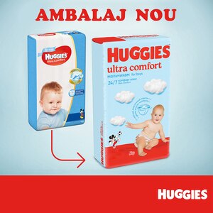 Scutece HUGGIES Ultra Comfort Mega nr 3, Baiat, 5-9 kg, 78buc Scutece HUGGIES Ultra Comfort Mega nr 3, Baiat, 5-9 kg, 78buc