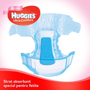 Scutece HUGGIES Ultra Comfort Mega nr 3, Baiat, 5-9 kg, 78buc Scutece HUGGIES Ultra Comfort Mega nr 3, Baiat, 5-9 kg, 78buc