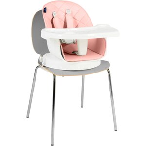 Scaun de masa 3in1 JUJU Eat&Twist JU1021-PINK, 6 luni+, alb-roz Scaun de masa 3in1 JUJU Eat&Twist JU1021-PINK, 6 luni+, alb-roz