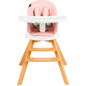 Scaun de masa 3in1 JUJU Eat&Twist JU1021-PINK, 6 luni+, alb-roz Scaun de masa 3in1 JUJU Eat&Twist JU1021-PINK, 6 luni+, alb-roz