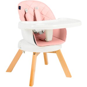 Scaun de masa 3in1 JUJU Eat&Twist JU1021-PINK, 6 luni+, alb-roz Scaun de masa 3in1 JUJU Eat&Twist JU1021-PINK, 6 luni+, alb-roz
