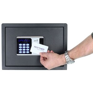 Seif hotel ROTTNER Premium Lap, Inchidere electronica RFID, 435 x 200 x 370 mm, antracit Seif hotel ROTTNER Premium Lap, Inchidere electronica RFID, 435 x 200 x 370 mm, antracit
