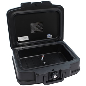 Caseta antifoc ROTTNER Fire Data Box 2, inchidere cheie, 440 x 165 x 370mm, negru Caseta antifoc ROTTNER Fire Data Box 2, inchidere cheie, 440 x 165 x 370mm, negru