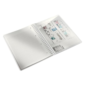 Caiet de birou LEITZ, matematica, A4, 80 file, legatura spirala, turcoaz Caiet de birou LEITZ, matematica, A4, 80 file, legatura spirala, turcoaz