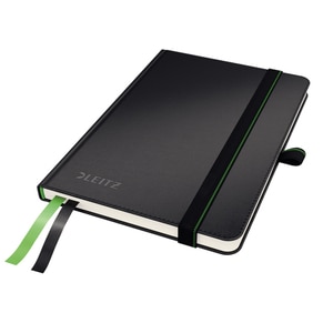 Caiet de birou LEITZ, dictando, A6, 80 file, legatura lipita, negru Caiet de birou LEITZ, dictando, A6, 80 file, legatura lipita, negru
