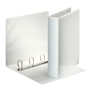 Caiet mecanic ESSELTE, 4 inele, A4, alb Caiet mecanic ESSELTE, 4 inele, A4, alb