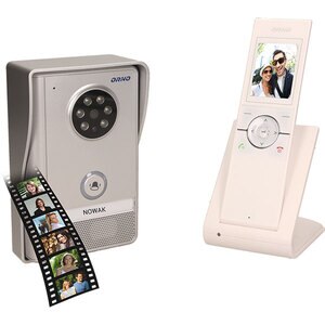 Interfon video Wireless ORNO OR-VID-XE-1051/W, LCD, 2.4 inch, gri-alb Interfon video Wireless ORNO OR-VID-XE-1051/W, LCD, 2.4 inch, gri-alb