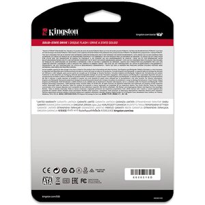 Solid-State Drive (SSD) KINGSTON A400, 240GB, SATA3, 2.5", SA400S37/240G Solid-State Drive (SSD) KINGSTON A400, 240GB, SATA3, 2.5", SA400S37/240G