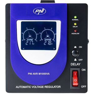 Stabilizator de tensiune PNI M1000VA, 600W Stabilizator de tensiune PNI M1000VA, 600W