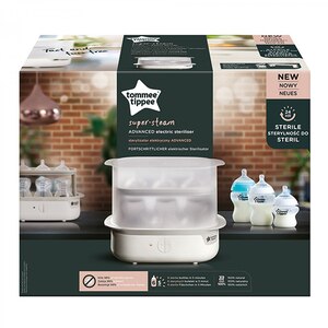 Sterilizator biberoane TOMMEE TIPPEE Adcanced TT0135, 650W, alb-gri Sterilizator biberoane TOMMEE TIPPEE Adcanced TT0135, 650W, alb-gri