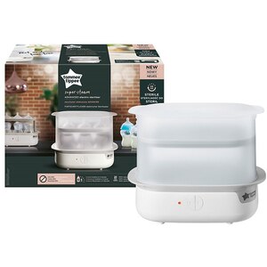 Sterilizator biberoane TOMMEE TIPPEE Adcanced TT0135, 650W, alb-gri Sterilizator biberoane TOMMEE TIPPEE Adcanced TT0135, 650W, alb-gri