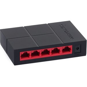 Switch MERCUSYS MS105G, 5 porturi Gigabit, negru Switch MERCUSYS MS105G, 5 porturi Gigabit, negru