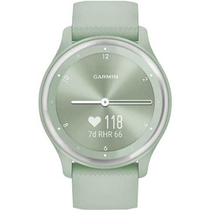Smartwatch GARMIN Vivomove Sport 40mm, Android/iOS, silicon, Cool Mint/Silver Smartwatch GARMIN Vivomove Sport 40mm, Android/iOS, silicon, Cool Mint/Silver