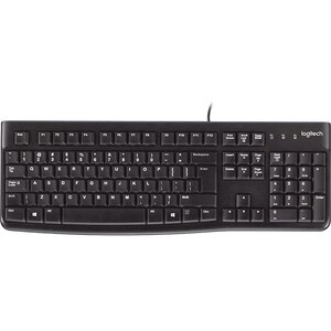 Tastatura cu fir LOGITECH K120, USB, Layout US, negru Tastatura cu fir LOGITECH K120, USB, Layout US, negru