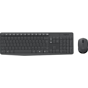 Kit tastatura si mouse Wireless LOGITECH MK235, USB, negru Kit tastatura si mouse Wireless LOGITECH MK235, USB, negru