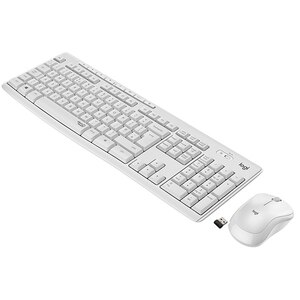 Kit tastatura si mouse Wireless LOGITECH MK295 Silent, USB, alb Kit tastatura si mouse Wireless LOGITECH MK295 Silent, USB, alb