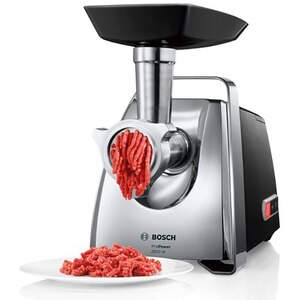 Masina de tocat carne BOSCH ProPower MFW67440, 3.5kg/min, 2000W, accesoriu carnati/feliere/razuire/kebbe, negru Masina de tocat carne BOSCH ProPower MFW67440, 3.5kg/min, 2000W, accesoriu carnati/feliere/razuire/kebbe, negru