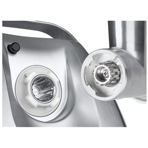 Masina de tocat carne BOSCH ProPower MFW68660, 4.3kg/min, 2200W, accesoriu carnati/suc de rosii/kebbe, argintiu-negru Masina de tocat carne BOSCH ProPower MFW68660, 4.3kg/min, 2200W, accesoriu carnati/suc de rosii/kebbe, argintiu-negru
