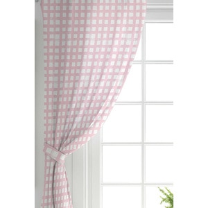 Set 2 draperii Mila Home, rejansa, 140 x 260 cm, semiopac, roz-alb Set 2 draperii Mila Home, rejansa, 140 x 260 cm, semiopac, roz-alb