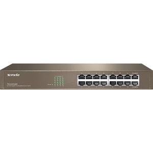 Switch TENDA TEG1016D, 16 porturi Gigabit, argintiu Switch TENDA TEG1016D, 16 porturi Gigabit, argintiu