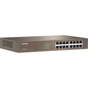 Switch TENDA TEG1016D, 16 porturi Gigabit, argintiu Switch TENDA TEG1016D, 16 porturi Gigabit, argintiu