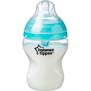 Biberon cu sistem de ventilatie TOMMEE TIPPEE Advanced, flux lent, 0 luni +, 260 ml, albastru - transparent Biberon cu sistem de ventilatie TOMMEE TIPPEE Advanced, flux lent, 0 luni +, 260 ml, albastru - transparent