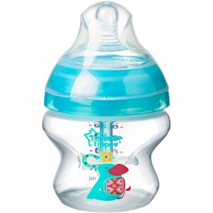 Biberon cu sistem de ventilatie TOMMEE TIPPEE Advanced Elefant 42257475, 150 ml, turcoaz Biberon cu sistem de ventilatie TOMMEE TIPPEE Advanced Elefant 42257475, 150 ml, turcoaz