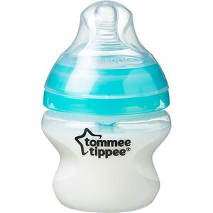 Set biberoane cu sistem de ventilatie TOMMEE TIPPEE Advanced: 2 x biberoane 150 ml, flux lent, 0 luni +, bleu - transparent Set biberoane cu sistem de ventilatie TOMMEE TIPPEE Advanced: 2 x biberoane 150 ml, flux lent, 0 luni +, bleu - transparent