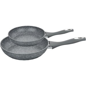 Set tigai MYRIA MY4403, 2 piese, 24-28cm, aliaj de aluminiu, gri Set tigai MYRIA MY4403, 2 piese, 24-28cm, aliaj de aluminiu, gri