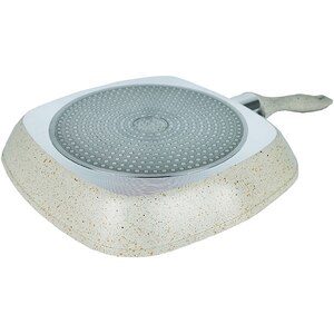 Tigaie Grill MYRIA MY4413, 28X28cm, aliaj aluminiu, crem Tigaie Grill MYRIA MY4413, 28X28cm, aliaj aluminiu, crem