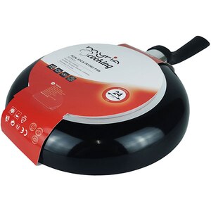 Tigaie non-stick MYRIA MY4415, 24cm, aliaj aluminiu, negru Tigaie non-stick MYRIA MY4415, 24cm, aliaj aluminiu, negru