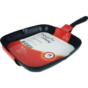 Tigaie Grill non-stick MYRIA MY4420, 28x28cm, aliaj aluminiu, negru Tigaie Grill non-stick MYRIA MY4420, 28x28cm, aliaj aluminiu, negru