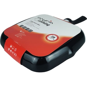 Tigaie Grill non-stick MYRIA MY4420, 28x28cm, aliaj aluminiu, negru Tigaie Grill non-stick MYRIA MY4420, 28x28cm, aliaj aluminiu, negru
