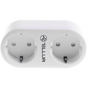Priza inteligenta TELLUR TLL331061, WI-Fi, 3680W, 16A, alb Priza inteligenta TELLUR TLL331061, WI-Fi, 3680W, 16A, alb