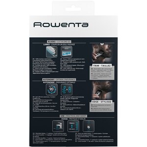 Aparat de tuns barba ROWENTA Stylis TN2801F4, acumulator, 90 min autonomie, negru Aparat de tuns barba ROWENTA Stylis TN2801F4, acumulator, 90 min autonomie, negru