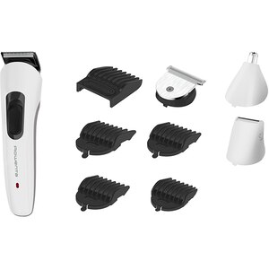 Aparat de tuns ROWENTA Multistyle 9 in 1 TN8961F4, acumulator, 60 min autonomie, 5 trepte, alb Aparat de tuns ROWENTA Multistyle 9 in 1 TN8961F4, acumulator, 60 min autonomie, 5 trepte, alb