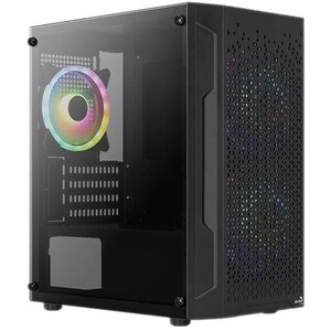 Carcasa PC AEROCOOL Trinity Mini V3, USB 3.0, fara sursa, iluminare RGB, negru Carcasa PC AEROCOOL Trinity Mini V3, USB 3.0, fara sursa, iluminare RGB, negru