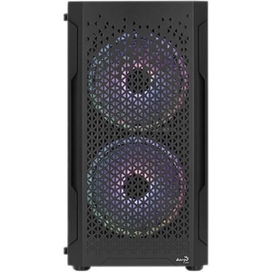 Carcasa PC AEROCOOL Trinity Mini V3, USB 3.0, fara sursa, iluminare RGB, negru Carcasa PC AEROCOOL Trinity Mini V3, USB 3.0, fara sursa, iluminare RGB, negru