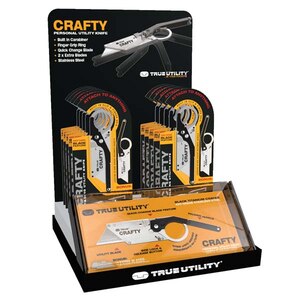 Cutter TRUE UTILITY TU590, 110 x 26 mm, argintiu Cutter TRUE UTILITY TU590, 110 x 26 mm, argintiu