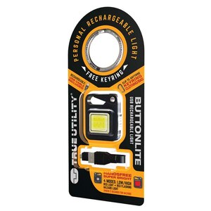 Lampa portabila LED TRUE UTILITY Buttonlite TU919K, 47 lumeni, Acumulator, negru Lampa portabila LED TRUE UTILITY Buttonlite TU919K, 47 lumeni, Acumulator, negru