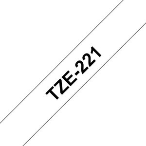 Banda etichete BROTHER TZe-221, 9 mm, 8 m, Negru pe Alb Banda etichete BROTHER TZe-221, 9 mm, 8 m, Negru pe Alb
