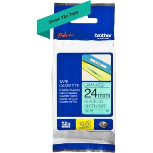 Banda etichete BROTHER TZe-751, 24 mm, 8 m, Negru pe Verde Banda etichete BROTHER TZe-751, 24 mm, 8 m, Negru pe Verde